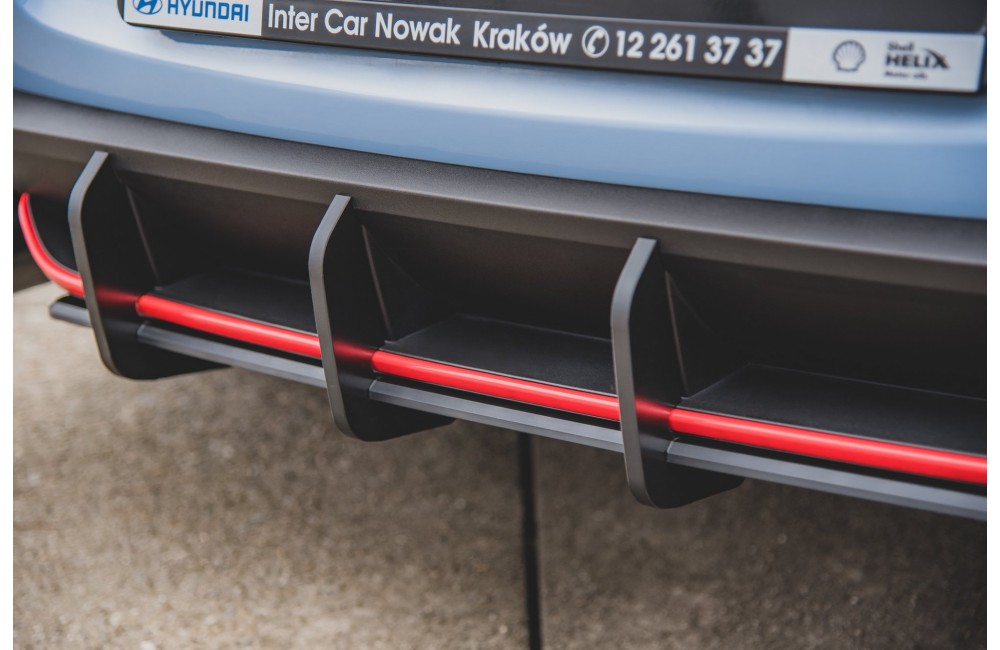 Street Pro Rear Diffuser V.1 Hyundai I30 N Mk3 Hatchback - Black