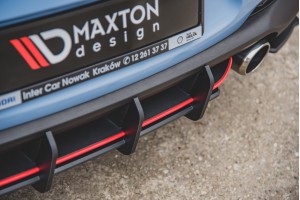 Street Pro Rear Diffuser V.1 Hyundai I30 N Mk3 Hatchback - Black