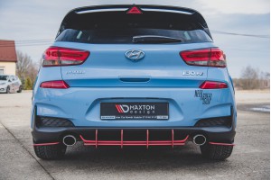 Street Pro Rear Diffuser V.1 Hyundai I30 N Mk3 Hatchback - Black