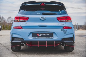Street Pro Rear Diffuser V.1 Hyundai I30 N Mk3 Hatchback - Black