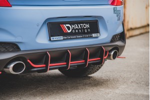 Street Pro Rear Diffuser V.1 Hyundai I30 N Mk3 Hatchback - Black