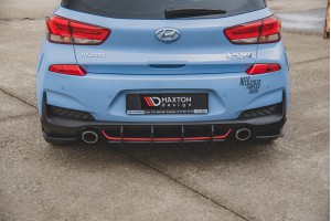 Street Pro Rear Diffuser V.2 Hyundai I30 N Mk3 Hatchback - Black