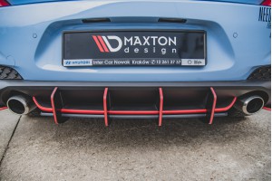 Street Pro Rear Diffuser V.2 Hyundai I30 N Mk3 Hatchback - Black