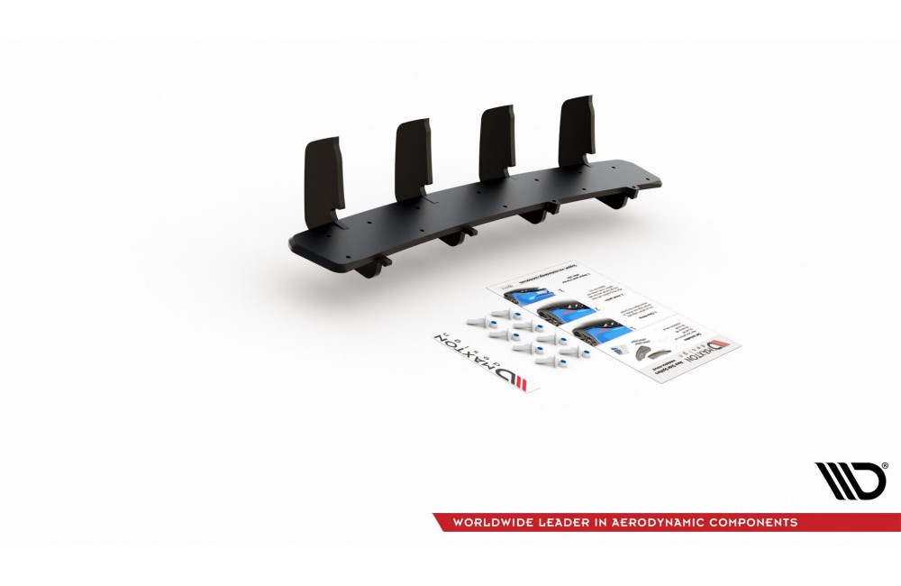 Street Pro Rear Diffuser V.2 Hyundai I30 N Mk3 Hatchback - Black