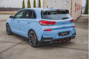 Street Pro Rear Diffuser V.2 Hyundai I30 N Mk3 Hatchback - Black