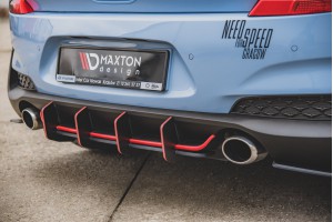Street Pro Rear Diffuser V.2 Hyundai I30 N Mk3 Hatchback - Black
