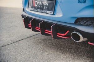 Street Pro Rear Diffuser V.2 Hyundai I30 N Mk3 Hatchback - Black