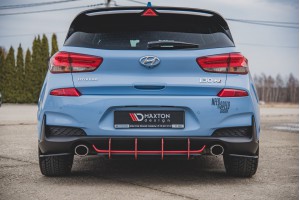 Street Pro Rear Diffuser V.2 Hyundai I30 N Mk3 Hatchback - Black