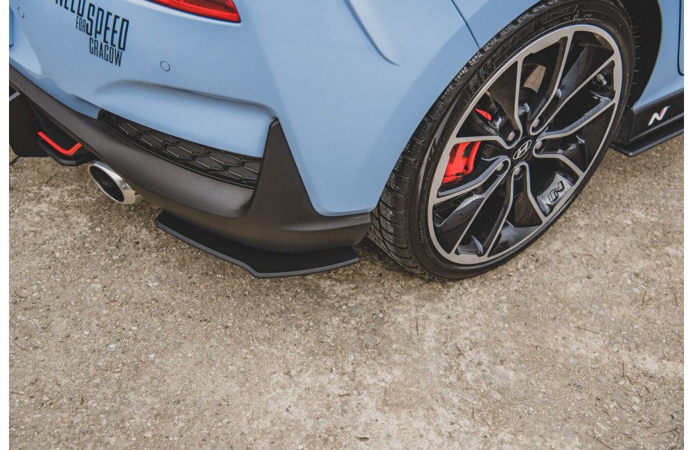 Street Pro Rear Side Splitters Hyundai I30 N Mk3 Hatchback - Black Street Pro Rear Side Splitters Hyundai I30 N Mk3 Hatchback - Black