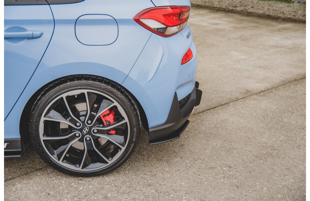 Street Pro Rear Side Splitters Hyundai I30 N Mk3 Hatchback - Black Street Pro Rear Side Splitters Hyundai I30 N Mk3 Hatchback - Black