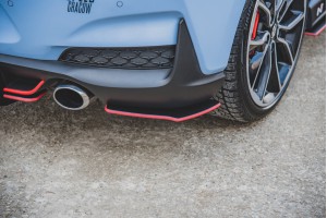 Street Pro Rear Side Splitters Hyundai I30 N Mk3 Hatchback - Black Street Pro Rear Side Splitters Hyundai I30 N Mk3 Hatchback - Black
