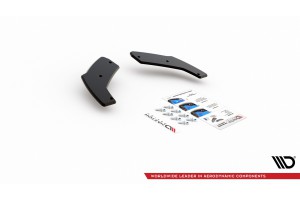 Street Pro Rear Side Splitters Hyundai I30 N Mk3 Hatchback - Black Street Pro Rear Side Splitters Hyundai I30 N Mk3 Hatchback - Black