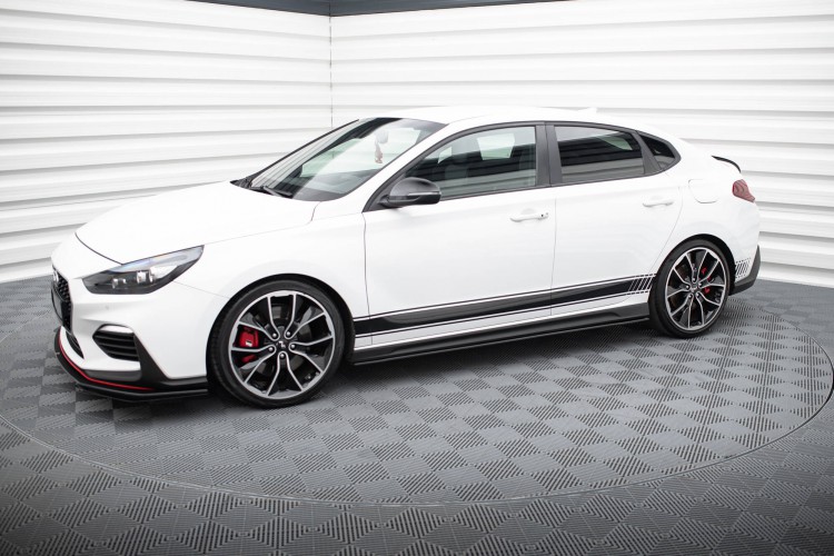 Street Pro Side Skirts Diffusers V.1 Hyundai I30 N \/ N-Line Hatchback \/ Fastback Mk3 \/ Mk3 Facelift