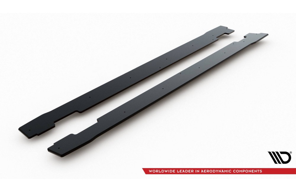 Street Pro Side Skirts Diffusers V.1 Hyundai I30 N Mk3 / Mk3 FL Hatchback / Fastback - Black
