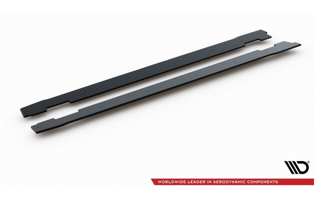 Street Pro Side Skirts Diffusers V.1 Hyundai I30 N Mk3 / Mk3 FL Hatchback / Fastback - Black