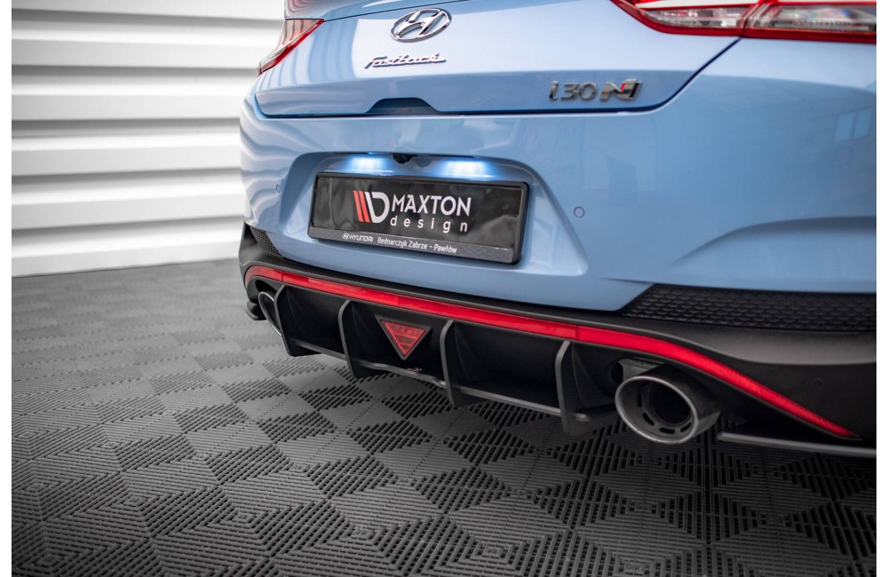 Street Pro Rear Diffuser Hyundai I30 N Fastback Mk3 Facelift - Black
