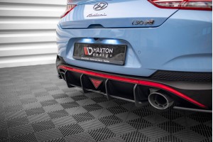 Street Pro Rear Diffuser Hyundai I30 N Fastback Mk3 Facelift - Black