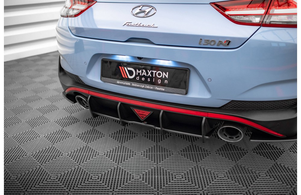 Street Pro Rear Diffuser Hyundai I30 N Fastback Mk3 Facelift - Black