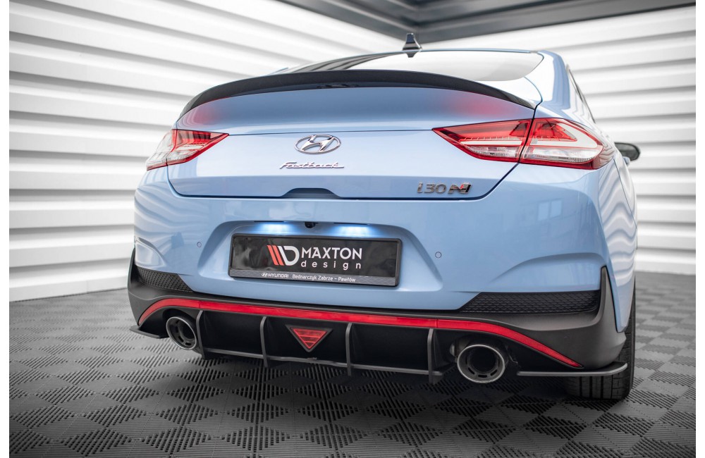 Street Pro Rear Diffuser Hyundai I30 N Fastback Mk3 Facelift - Black