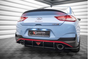 Street Pro Rear Diffuser Hyundai I30 N Fastback Mk3 Facelift - Black