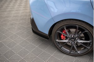 Street Pro Rear Side Splitters Hyundai I30 N Fastback Mk3 Facelift - Black