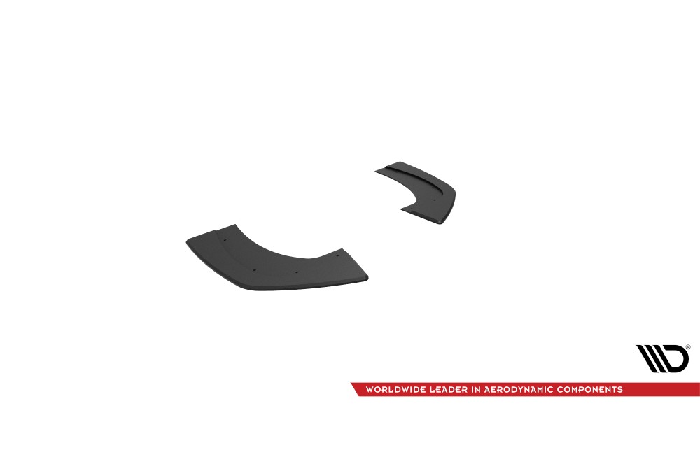 Street Pro Rear Side Splitters Hyundai I30 N Fastback Mk3 Facelift - Black