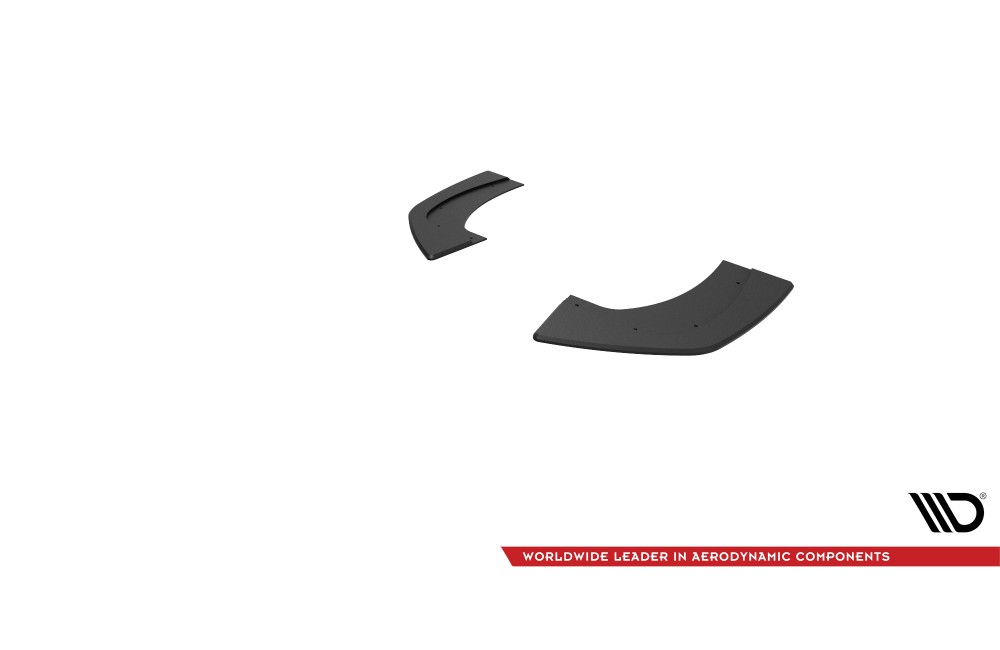 Street Pro Rear Side Splitters Hyundai I30 N Fastback Mk3 Facelift - Black