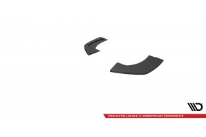 Street Pro Rear Side Splitters Hyundai I30 N Fastback Mk3 Facelift - Black