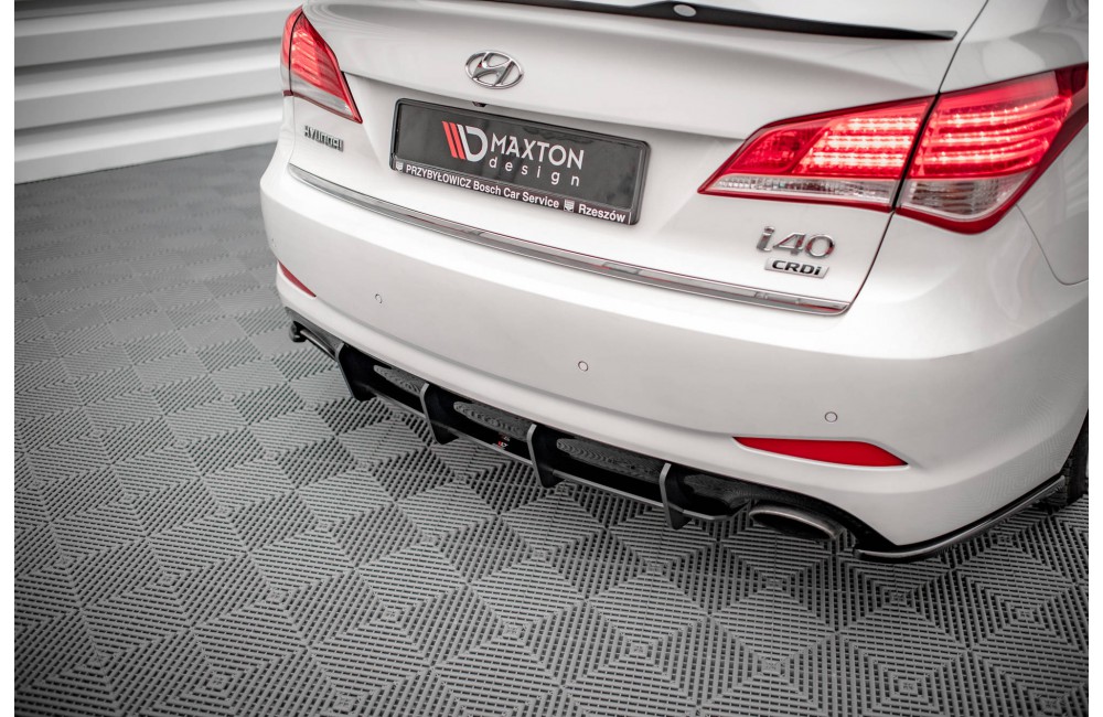 Street Pro Rear Diffuser Hyundai I40 Mk1 - Black