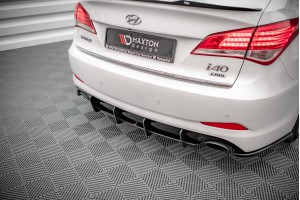 Street Pro Rear Diffuser Hyundai I40 Mk1 - Black