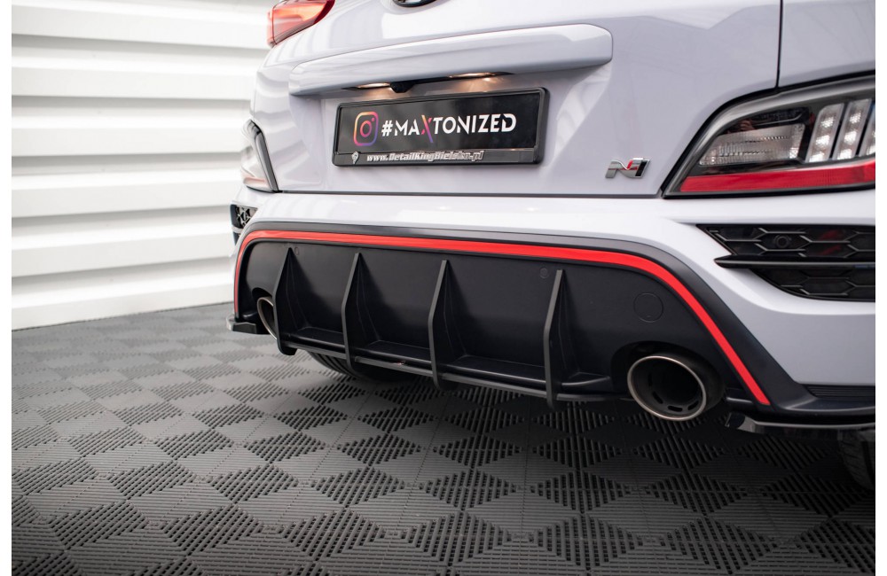 Street Pro Rear Diffuser Hyundai Kona N Mk1 - Black