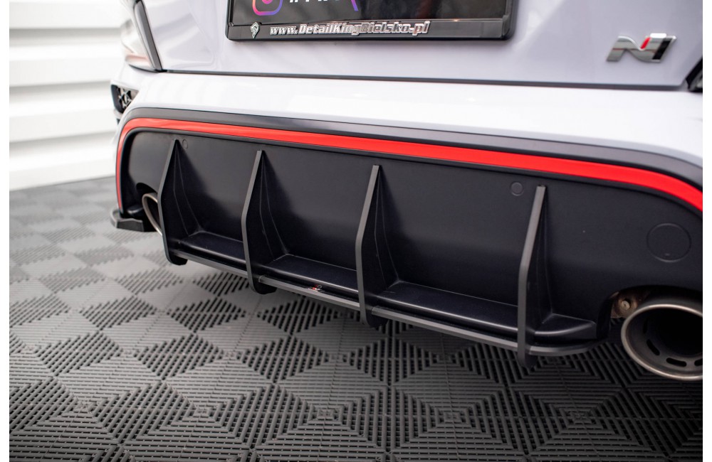 Street Pro Rear Diffuser Hyundai Kona N Mk1 - Black