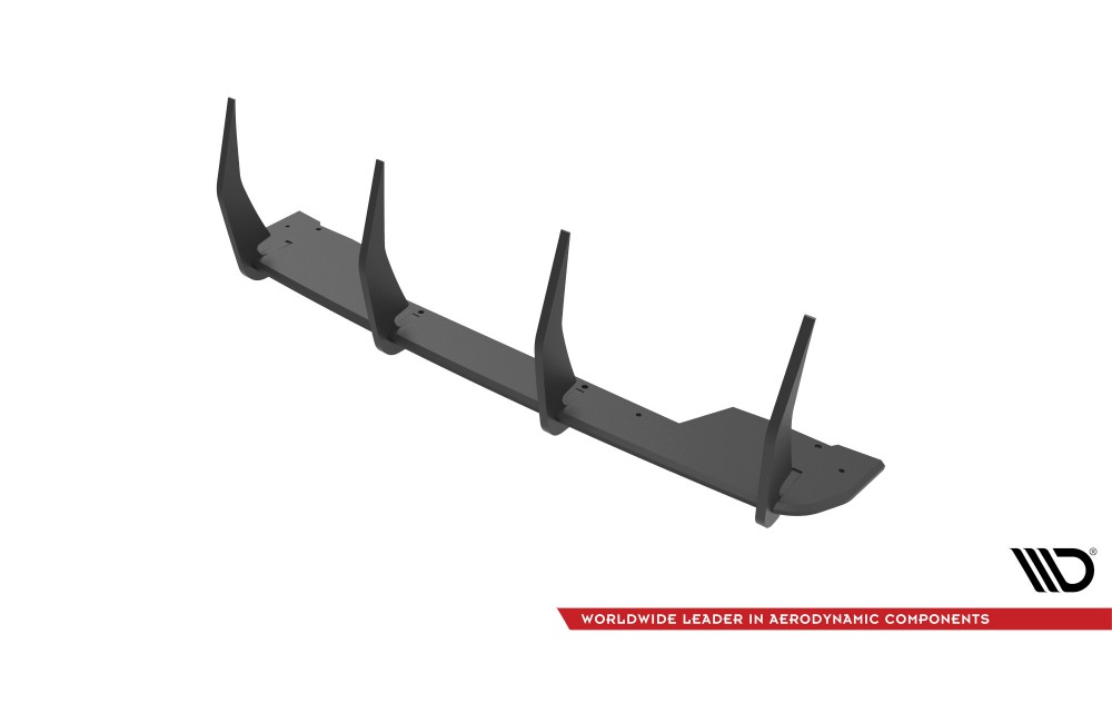Street Pro Rear Diffuser Hyundai Kona N Mk1 - Black