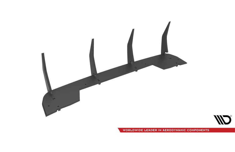 Street Pro Rear Diffuser Hyundai Kona N Mk1 - Black