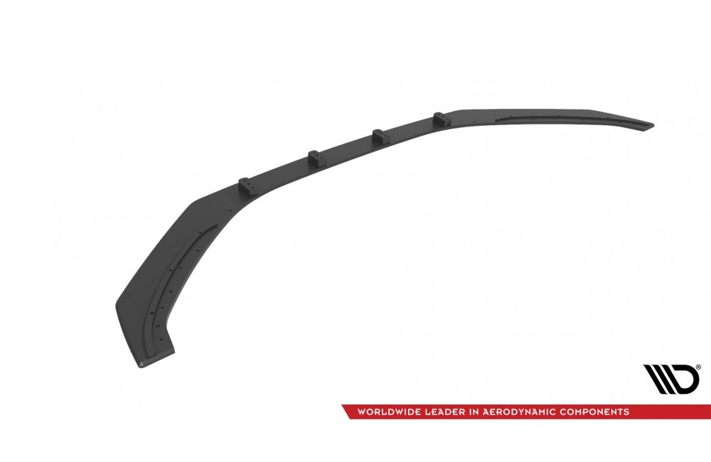 Street Pro Front Splitter Hyundai Veloster N Mk2 - Black