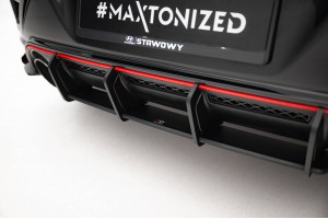 Street Pro Rear Diffuser Hyundai Veloster N Mk2 - Black