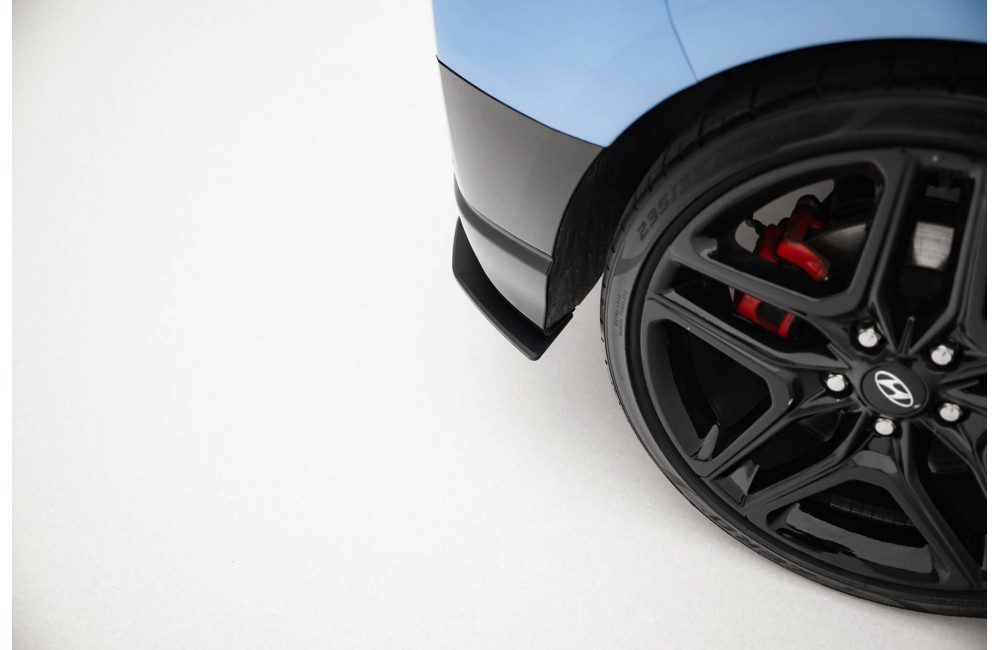 Street Pro Rear Side Splitters  Hyundai Veloster N Mk2 - Black