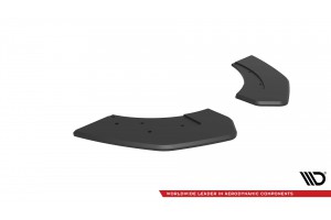 Street Pro Rear Side Splitters  Hyundai Veloster N Mk2 - Black