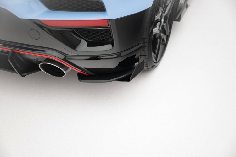 Street Pro Πίσω Πλευρικοί Splitters + Flaps Hyundai Veloster N Mk2