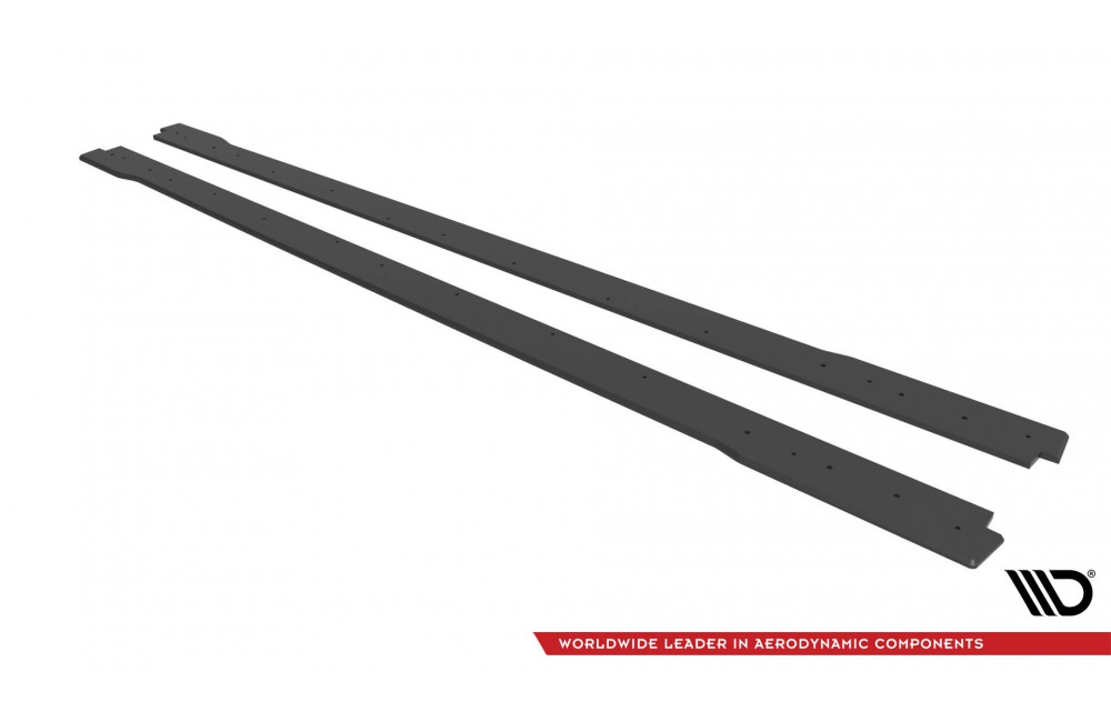 Street Pro Side Skirts Diffusers Hyundai Veloster N Mk2 - Black Street Pro Side Skirts Diffusers Hyundai Veloster N Mk2 - Black