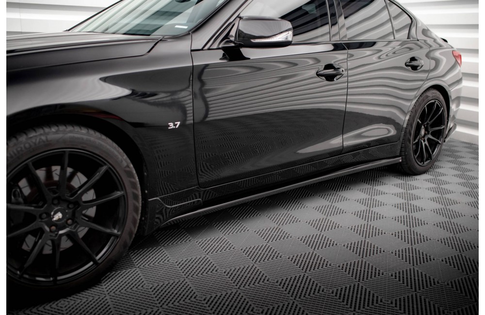 Side Skirts Diffusers V.1 Infiniti Q50 S Mk1 Side Skirts Diffusers V.1 Infiniti Q50 S Mk1