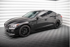 Side Skirts Diffusers V.1 Infiniti Q50 S Mk1 Side Skirts Diffusers V.1 Infiniti Q50 S Mk1