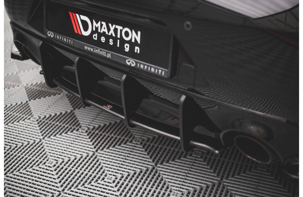 Street Pro Rear Diffuser Infiniti Q60 S Mk2 - Black
