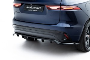Rear Splitter (With Vertical Bars) Jaguar F-Pace R-Sport Mk1 Facelift