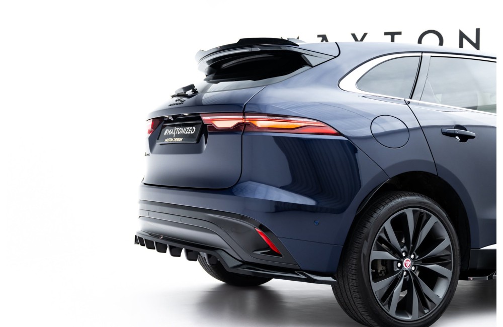 Rear Splitter (With Vertical Bars) Jaguar F-Pace R-Sport Mk1 Facelift
