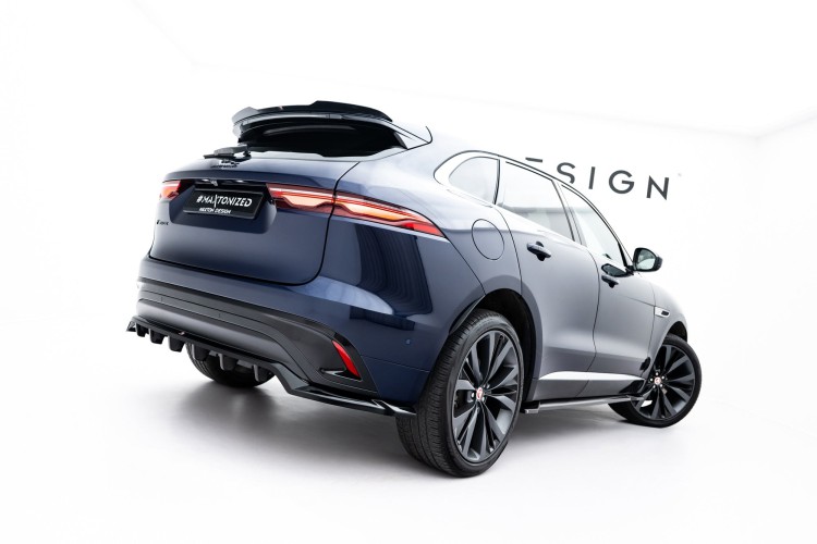 Rear Splitter (With Vertical Bars) Jaguar F-Pace R-Sport Mk1 Facelift