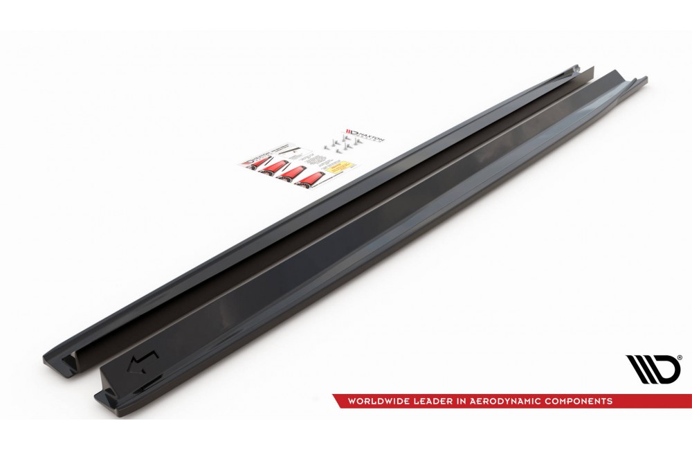 Side Skirts Diffusers Jaguar XF R-Sport Mk2