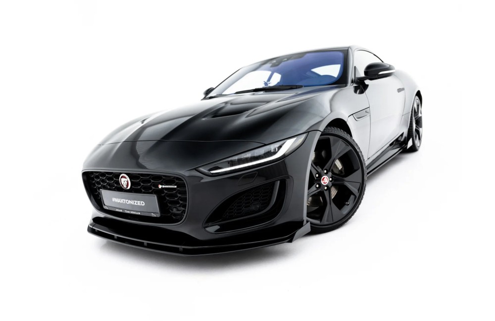 Street Pro Front Splitter + Flaps Jaguar F-Type X152 Facelift 2