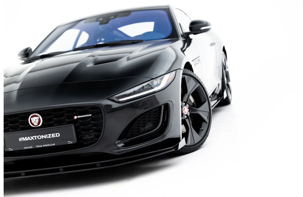 Street Pro Front Splitter + Flaps Jaguar F-Type X152 Facelift 2