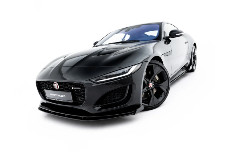 Street Pro Μπροστινός Splitter + Φτερά Jaguar F-Type X152 Facelift 2